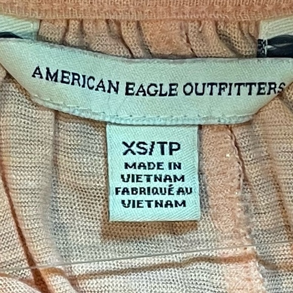 American Eagle peach BoHo peasant top - Picture 11 of 12